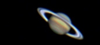 El planeta Saturno, con detalles que dificilmente podran ver nuestros ojos. Fecha: 6 Abril, 2012. (Crdito: Fernando Silva.)