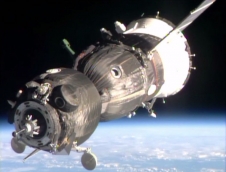 La TMA- 11 nave espacial Soyuz. Crdito: NASA.