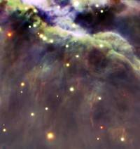 Imagen del Trapezium de la Nebulosa de Orin
