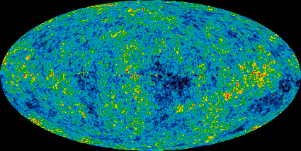 Imagen del Fondo Csmico de Microondas de 7 aos de observaciones de la sonda WMAP de la NASA.