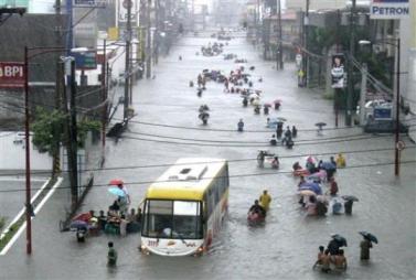 Inundaciones en Filipinas.