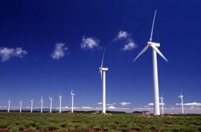 Los aerogeneradores son ya parte del paisaje en Alemania.