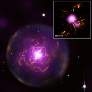 Abell 30: el renacer de una nebulosa planetaria. Ilustración: ESA.