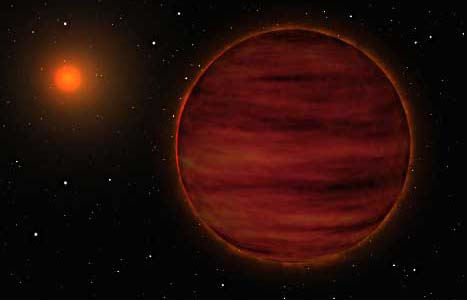 Ilustración: la estrella enana marrón orbita su compañera. Crédito:  
European Southern Observatory . ESO.