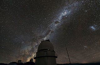 La Vía Láctea, vista desde La Silla. ESO.