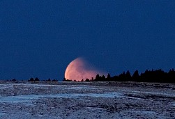 Luna Eclipsada. Foto: Jorge Ianiszewski/CA