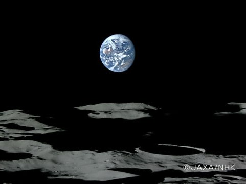 Puesta de Tierra en la Luna.
