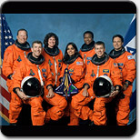 La tripulación de la mission STS-107 