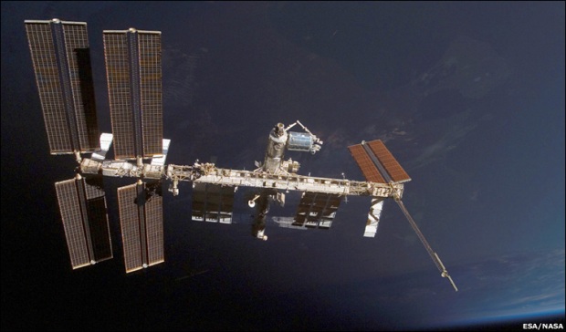 La Estación Espacial Internacional al 20 Feb. 2008