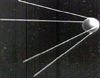 Sputnik, el primer satélite hecho por el hombre.