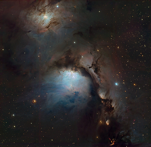 La nebulosa M 78, de Orin, a 1.600 aos luz de distancia. ESO.