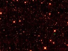 Campo alrededor del asteroide troyano 2010TK7. Crédito: WISE/NASA