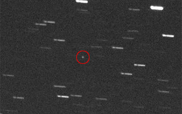 Trayectoria asteroide 2012da14. NASA.