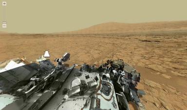 Panorama gigante de Marte. Para agrandar haga click en la imagen.