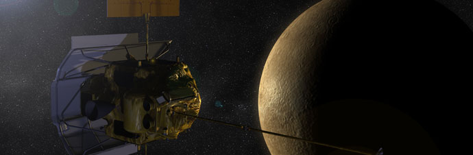 Sobrevuelo de Mercurio por la Messenger. NASA