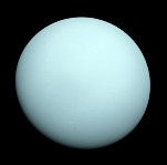 Urano visto por la Voyager. NASA.