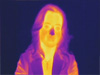 Así se ve Amy, directora del proyecto WISE, en infrarrojo. Crédito: WISE/NASA