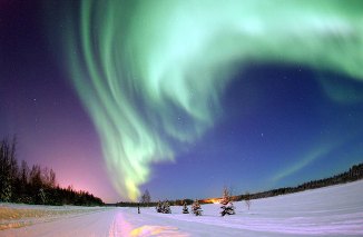 Auroras boreales. Foto: NASA.
